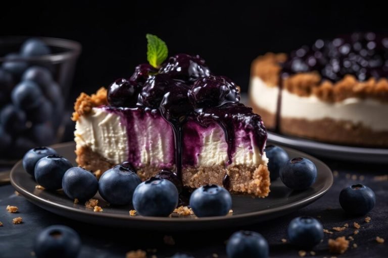 Blueberry cream cheese coffee cake