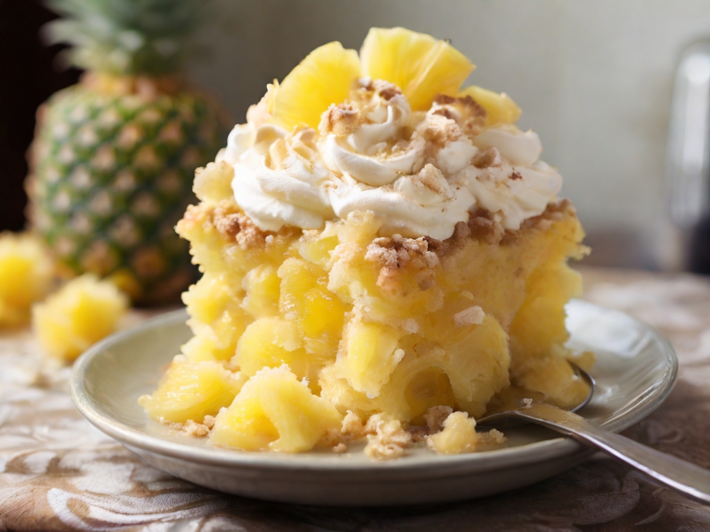 Pineapple Dump Cake Recipe: Easy Tropical Dessert